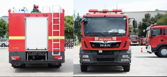 MAN 5T Tanque de espuma de agua Camión de bomberos Vehículo especializado Precio China Fabricante