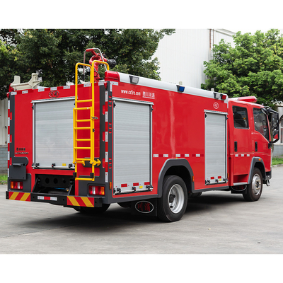 Color rojo del pequeño el fuego de Sinotruk Howo camión de la lucha contra para el coche de bomberos