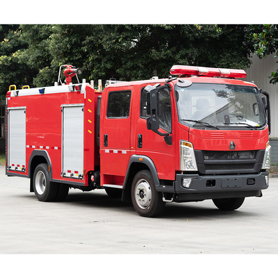Sinotruk HOWO 4X2 Pequeño camión de extinción de incendios Vehículo especial de bajo precio China Manufacturero