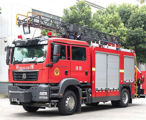 Sinotruk Sitrak 18m Escalera aérea Camión de bomberos de rescate Vehículo especializado China Fábrica
