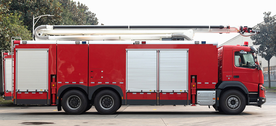 Volvo 25m Torre de agua-espuma-polvo camión de bomberos de buena calidad especializado en China fabricante