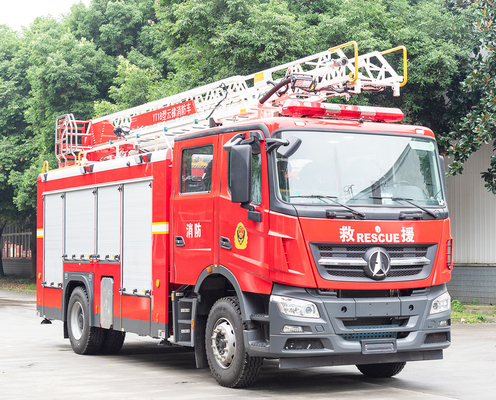 Beiben 18m escalera aérea de rescate camión de combate a incendios vehículo especializado China fábrica