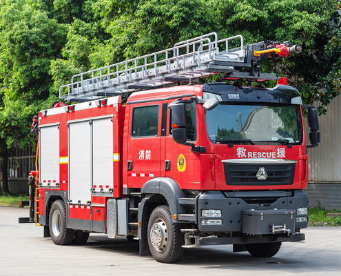 Sinotruk Sitrak 18m escalera aérea rescate camión de bomberos precio vehículo especializado