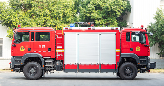 Sinotruk HOWO Camión de rescate de doble cabeza de lucha contra incendios Vehículo especializado China Factory