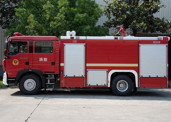 Sinotruk HOWO 8T Camión de combate a incendios de agua y espuma de buena calidad Vehículo especializado China Fábrica