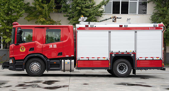 SCANIA 4T Tanque de agua Camión de bomberos Buen precio Vehículo especializado China Fábrica