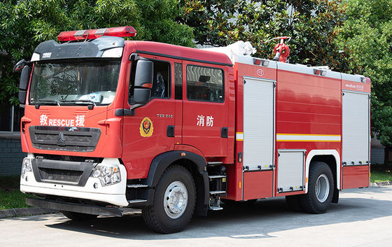 Sinotruk HOWO 8T Camión de combate a incendios de agua y espuma de buena calidad Vehículo especializado China Fábrica