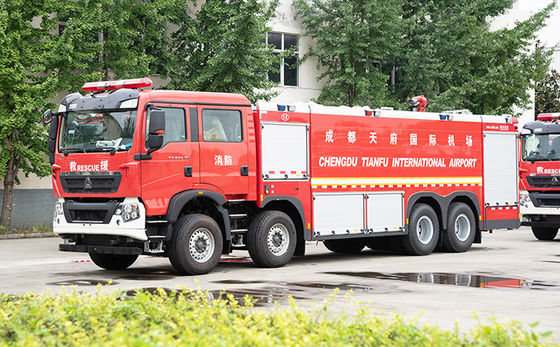 SINOTRUK HOWO 18T espuma de agua CAFS camión de bomberos precio vehículo especializado China fábrica