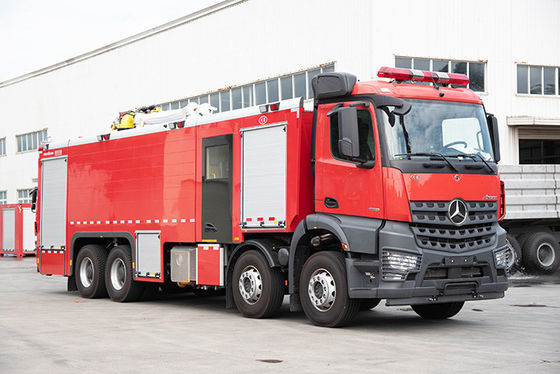 18000L Mercedes Benz Heavy Duty Fire Truck con poder de caballo 580