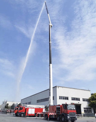 Coche de bomberos de la torre de agua de Mercedes Benz los 60m con agua 8000L y la espuma