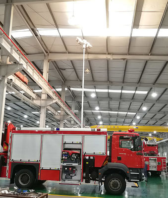 Coche de bomberos especial del rescate del HOMBRE de Alemania con el torno y grúa y generador