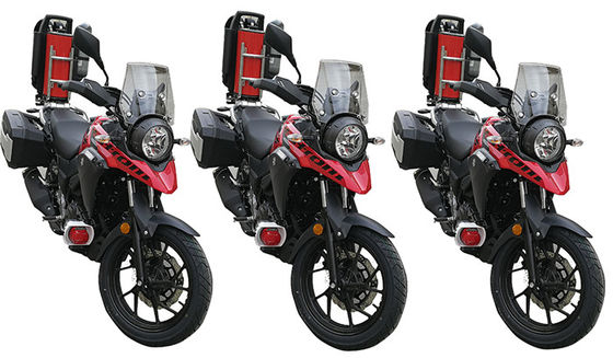 SUZUKI CAFS fuego la motocicleta de la lucha contra ATV con el sistema de la mochila