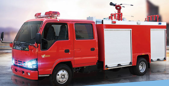El coche de bomberos rueda para arriba puertas y los obturadores del rodillo para los aparatos del fuego