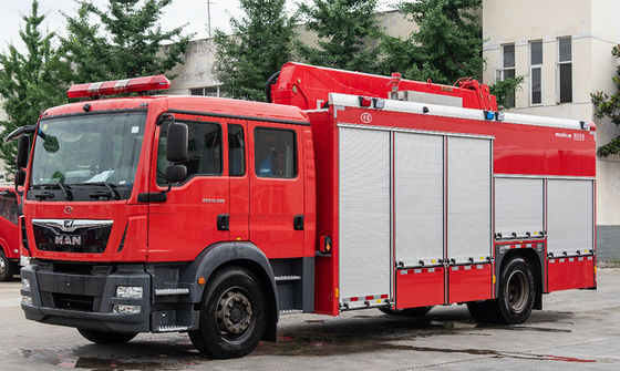 coche de bomberos especial del HOMBRE del generador 75Kw con la luz telescópica